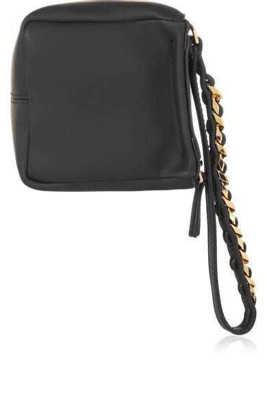 givenchy small pandora wristlet bag in black coated canvas|Givenchy Pandora mini crossbody bag.